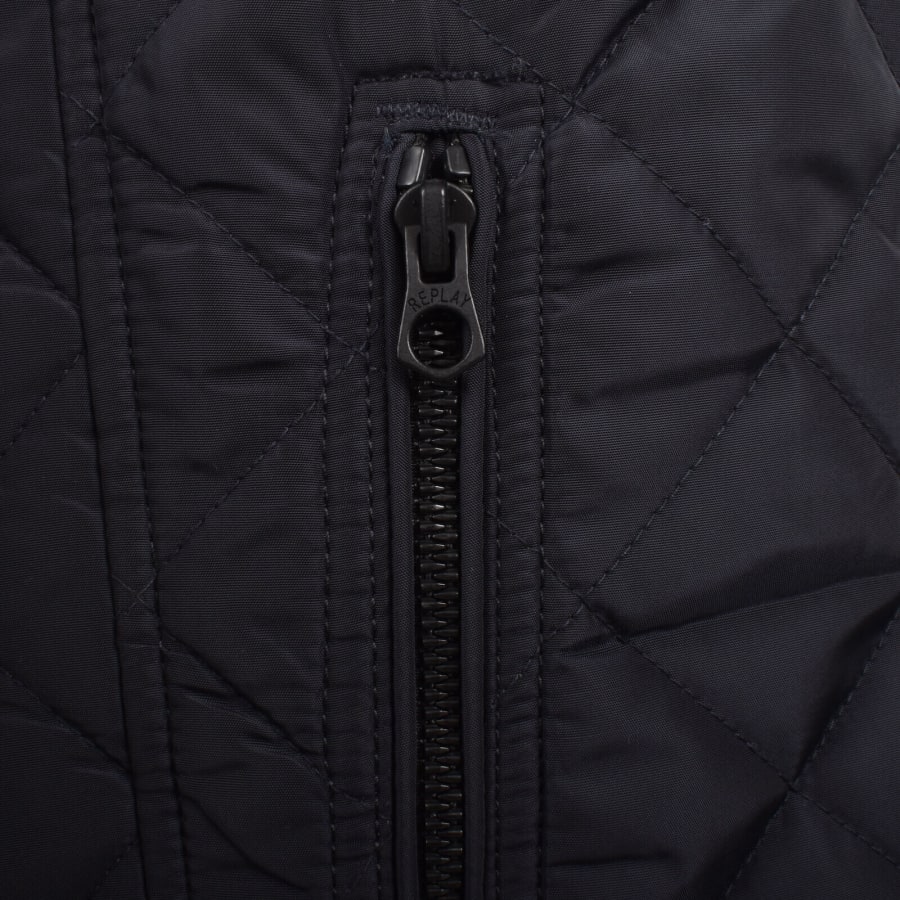 Image number 4 for Replay Padded Jacket Navy