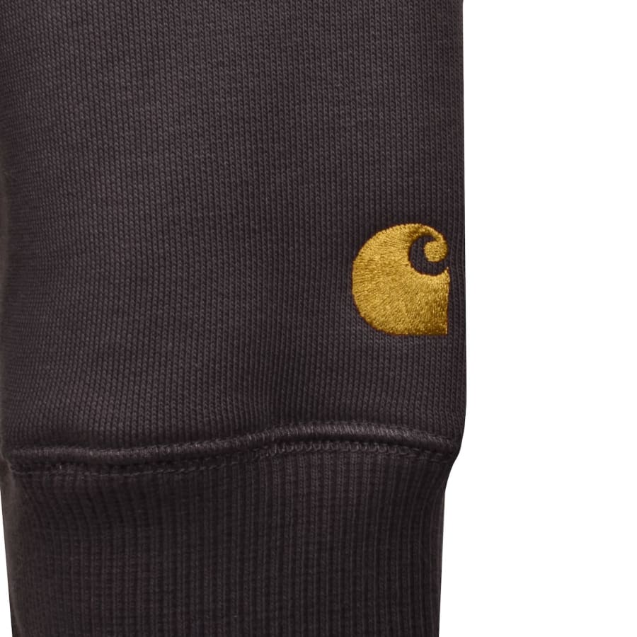 Image number 3 for Carhartt WIP Chase Hoodie Shale Brown