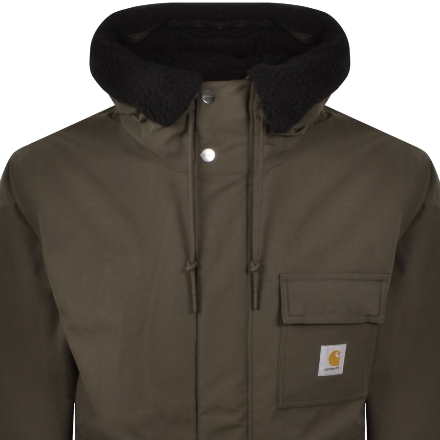 Image number 2 for Carhartt Siberia Parka Jacket Brown
