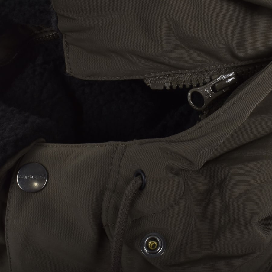Image number 5 for Carhartt Siberia Parka Jacket Brown
