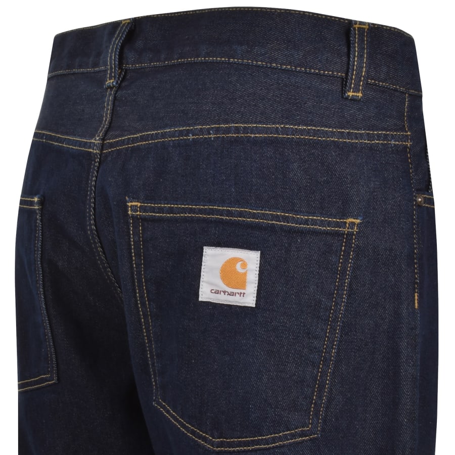 Image number 4 for Carhartt WIP Newel Jeans Blue