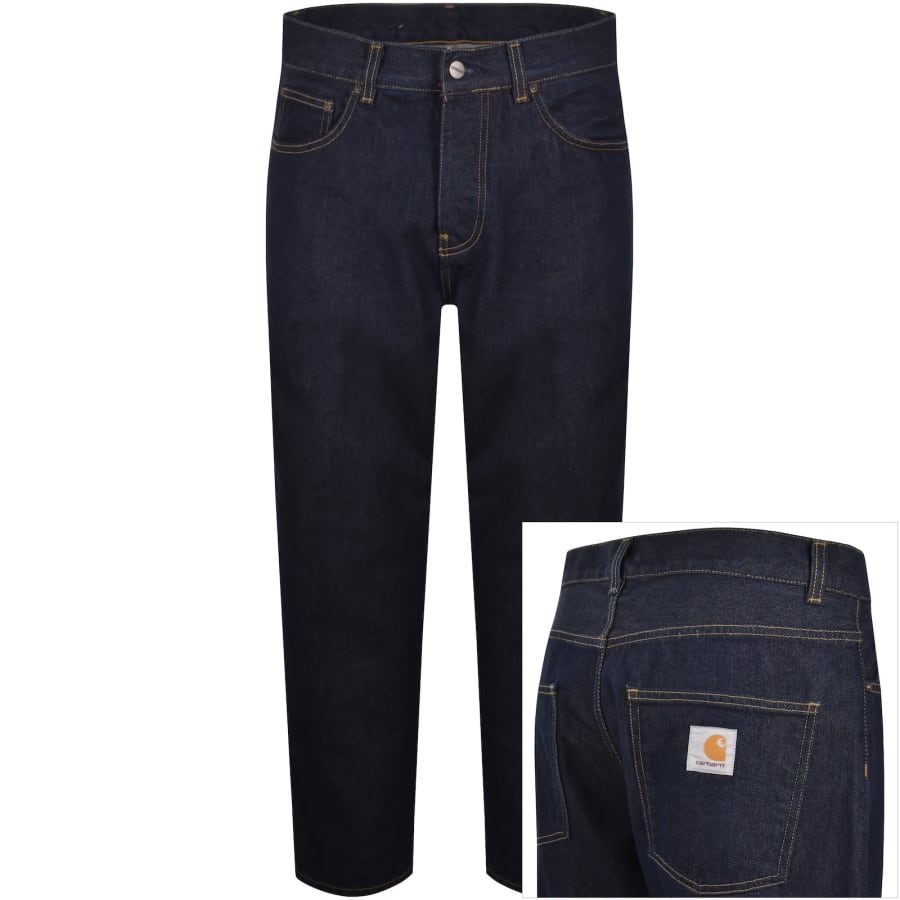 Image number 1 for Carhartt WIP Newel Jeans Blue