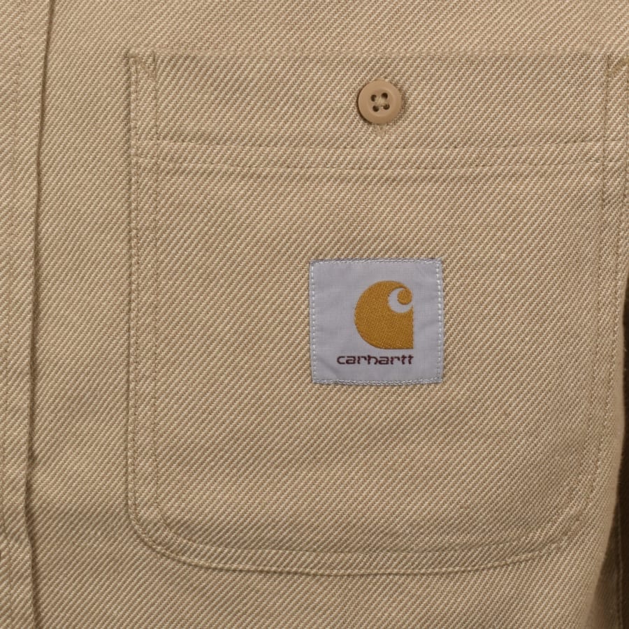 Image number 3 for Carhartt WIP Edgar Shirt Peanut Brown