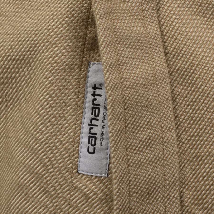 Image number 4 for Carhartt WIP Edgar Shirt Peanut Brown