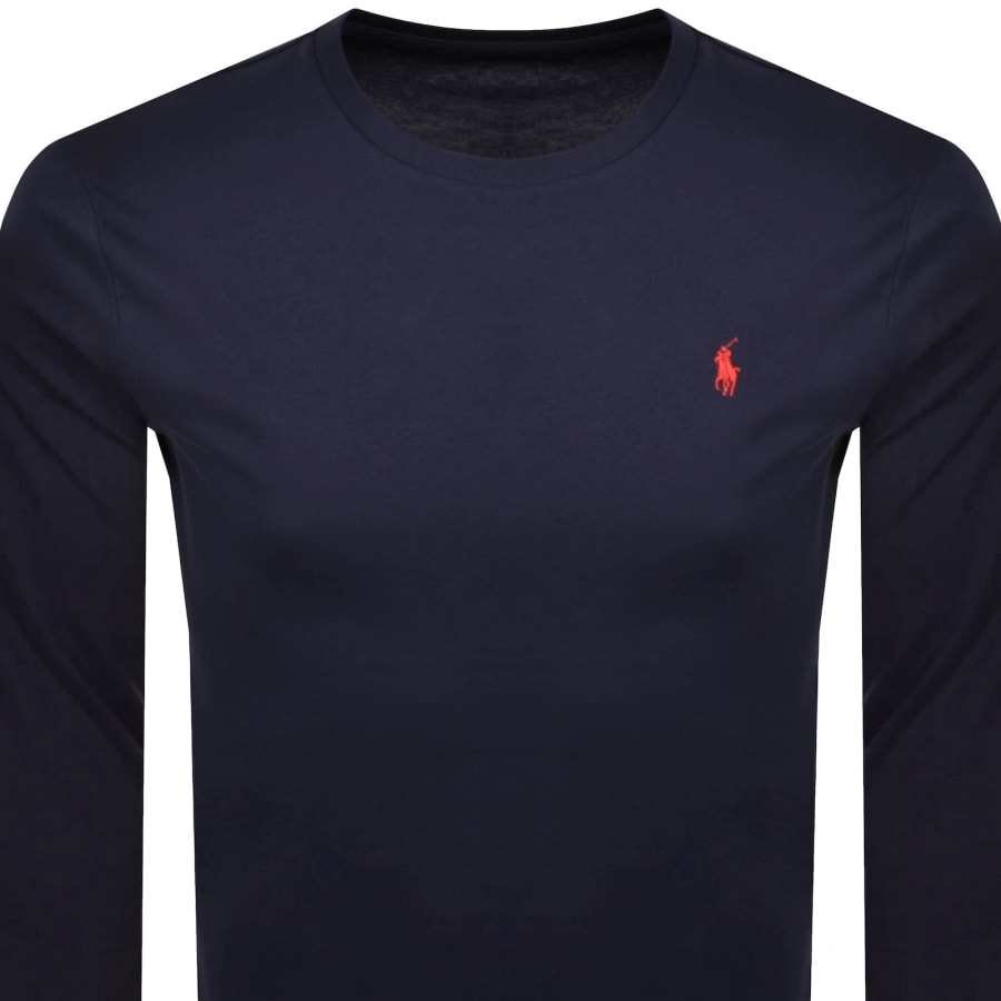 Image number 2 for Ralph Lauren Long Sleeved T Shirt Navy