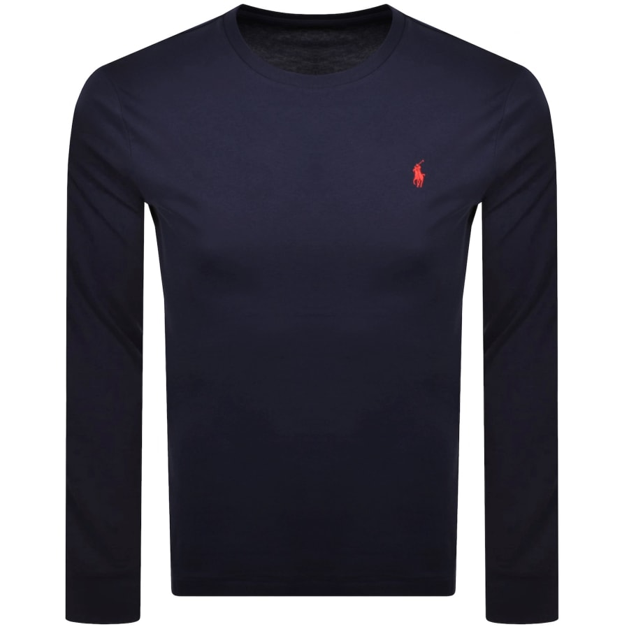 Image number 1 for Ralph Lauren Long Sleeved T Shirt Navy