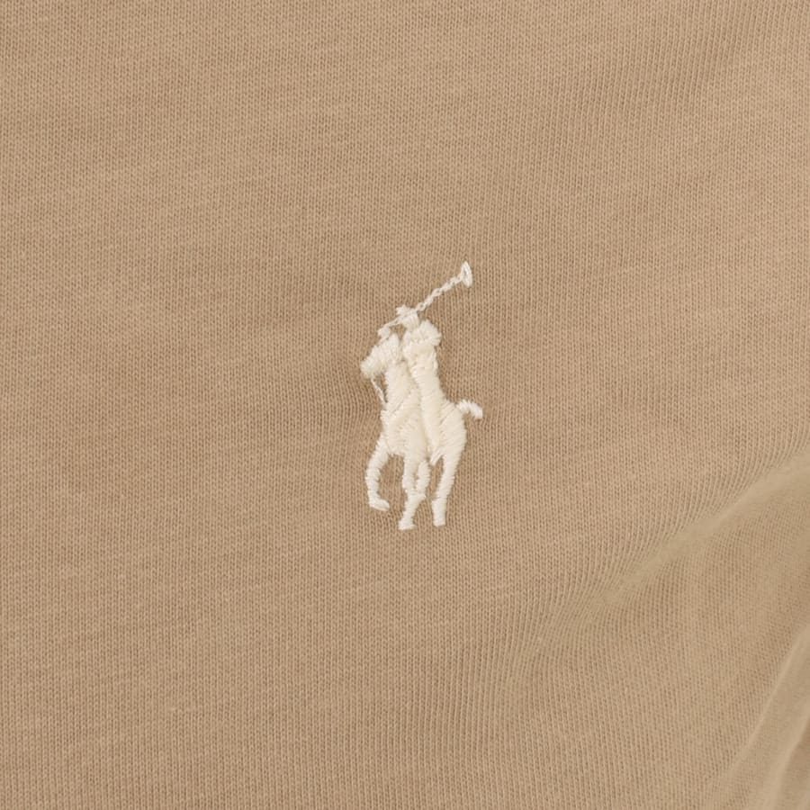 Image number 3 for Ralph Lauren Short Sleeve Slim Fit T Shirt Brown