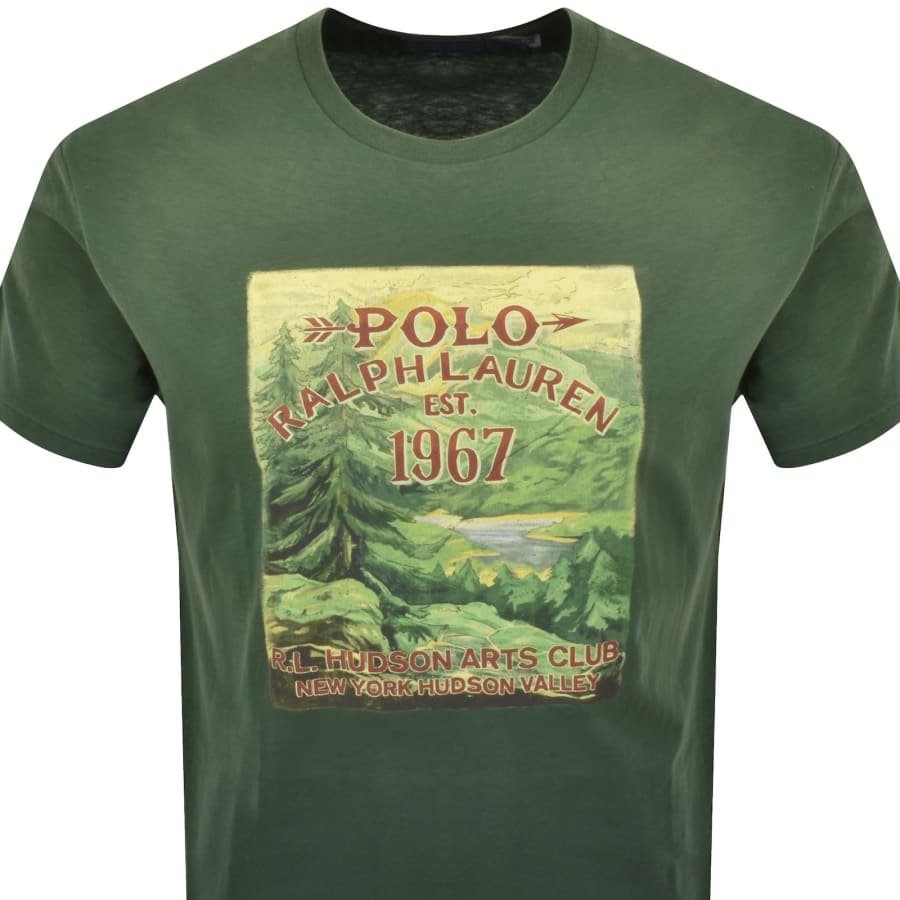Image number 2 for Ralph Lauren Classic Fit T Shirt Green