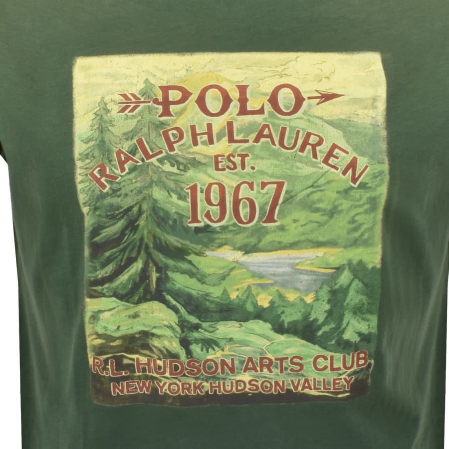 Image number 3 for Ralph Lauren Classic Fit T Shirt Green