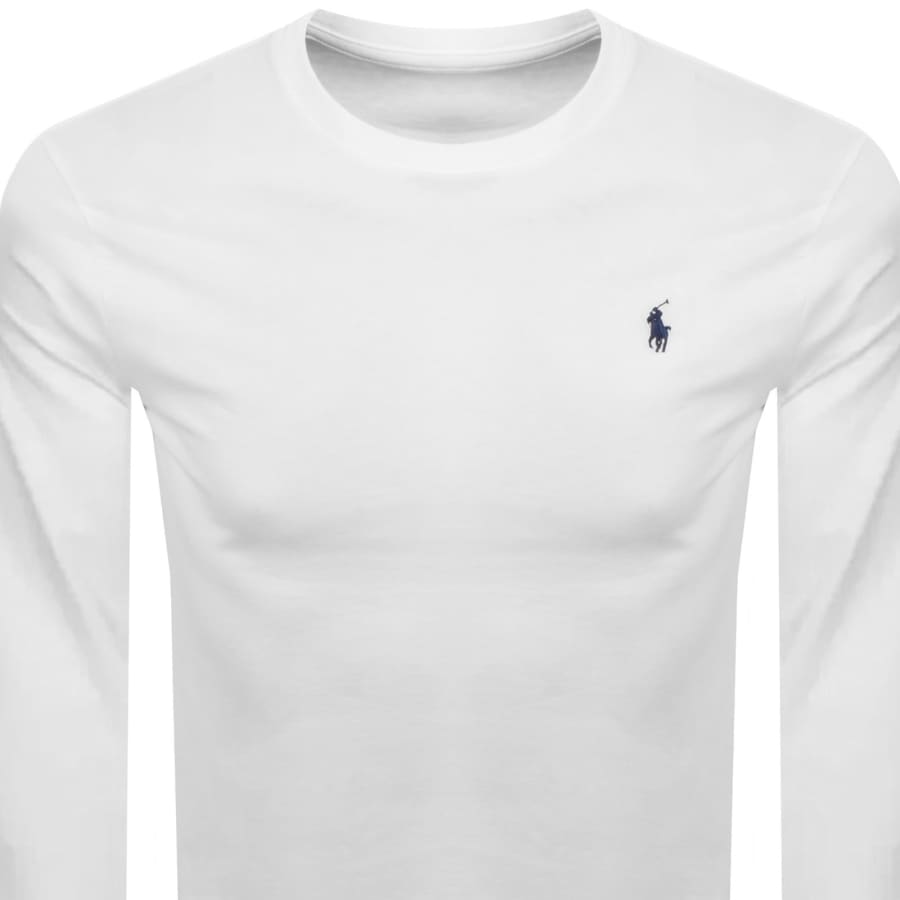 Image number 2 for Ralph Lauren Long Sleeved T Shirt White