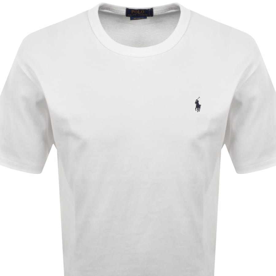 Image number 3 for Ralph Lauren Logo Crew Neck T Shirt White