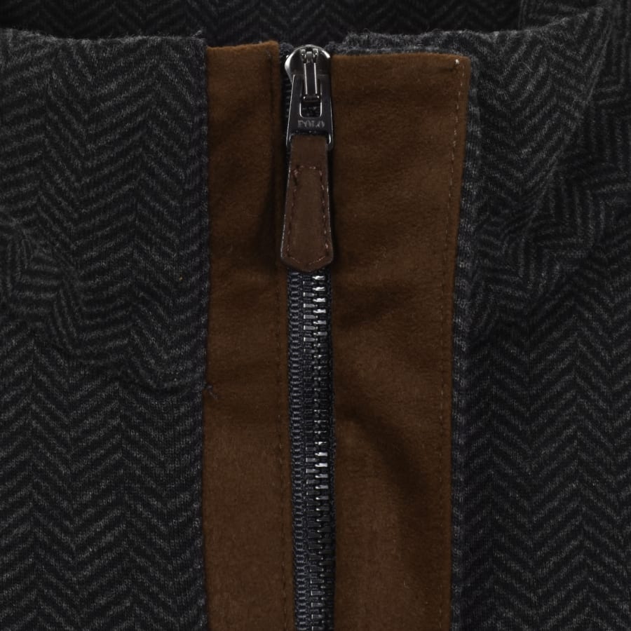 Image number 4 for Ralph Lauren Quarter Zip Sweatshirt Grey