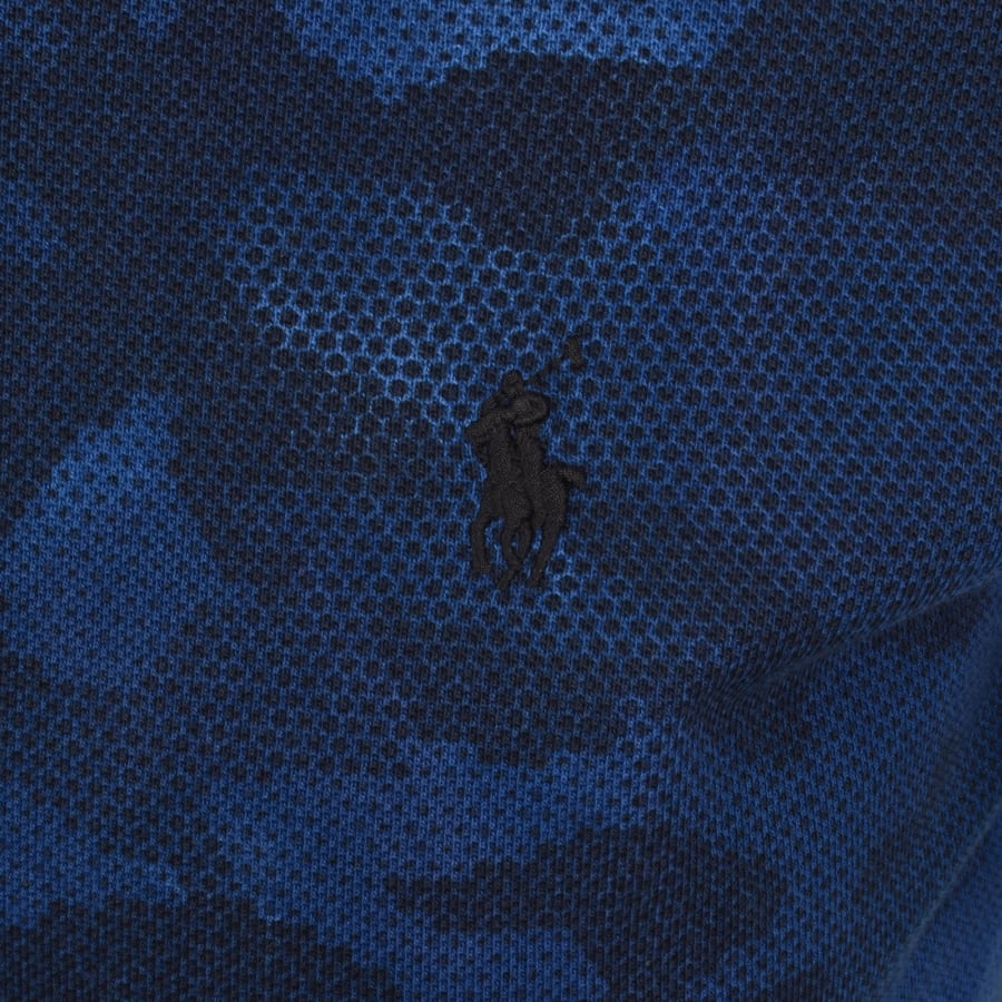 Image number 3 for Ralph Lauren Custom Slim Polo Camo Blue