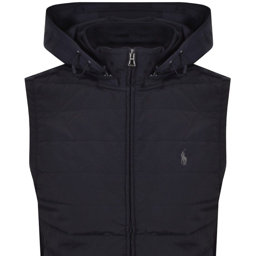 Image number 2 for Ralph Lauren Mix Gilet Navy