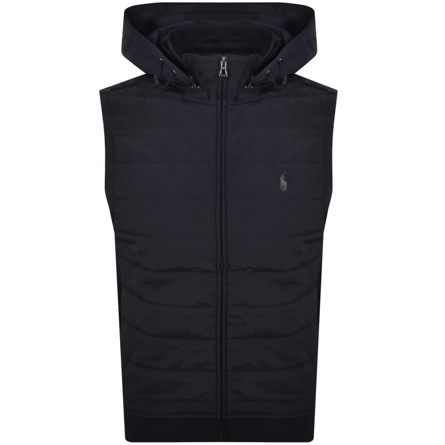 Image number 1 for Ralph Lauren Mix Gilet Navy