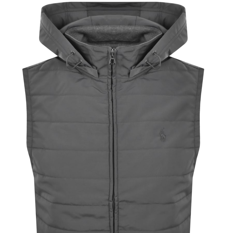 Image number 2 for Ralph Lauren Mix Gilet Grey