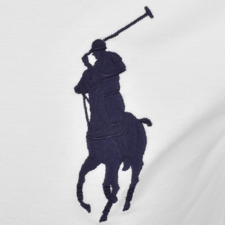 Image number 4 for Ralph Lauren Slim Fit Polo T Shirt White