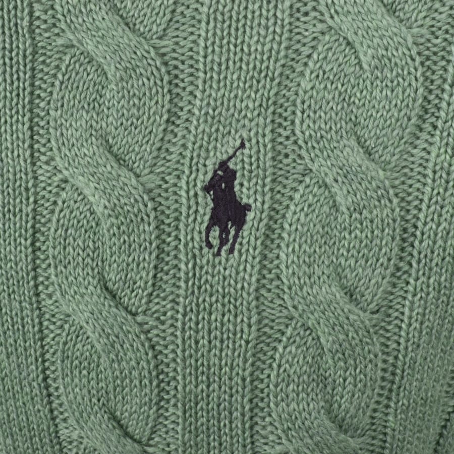 Image number 3 for Ralph Lauren Driver Crew Neck Knit Jumper Green