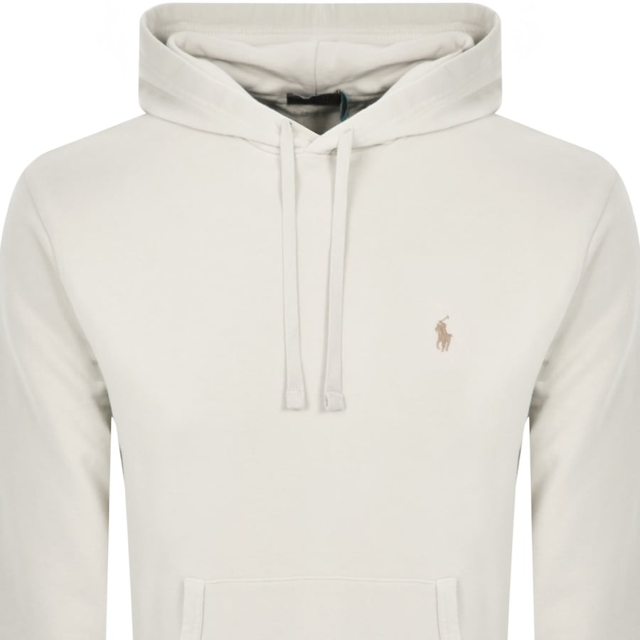 Image number 2 for Ralph Lauren Pullover Hoodie Cream