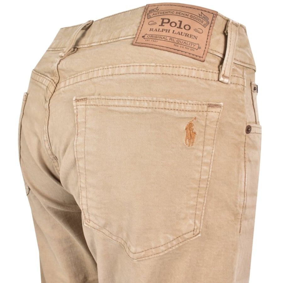 Image number 4 for Ralph Lauren Sullivan Slim Fit Jeans Beige