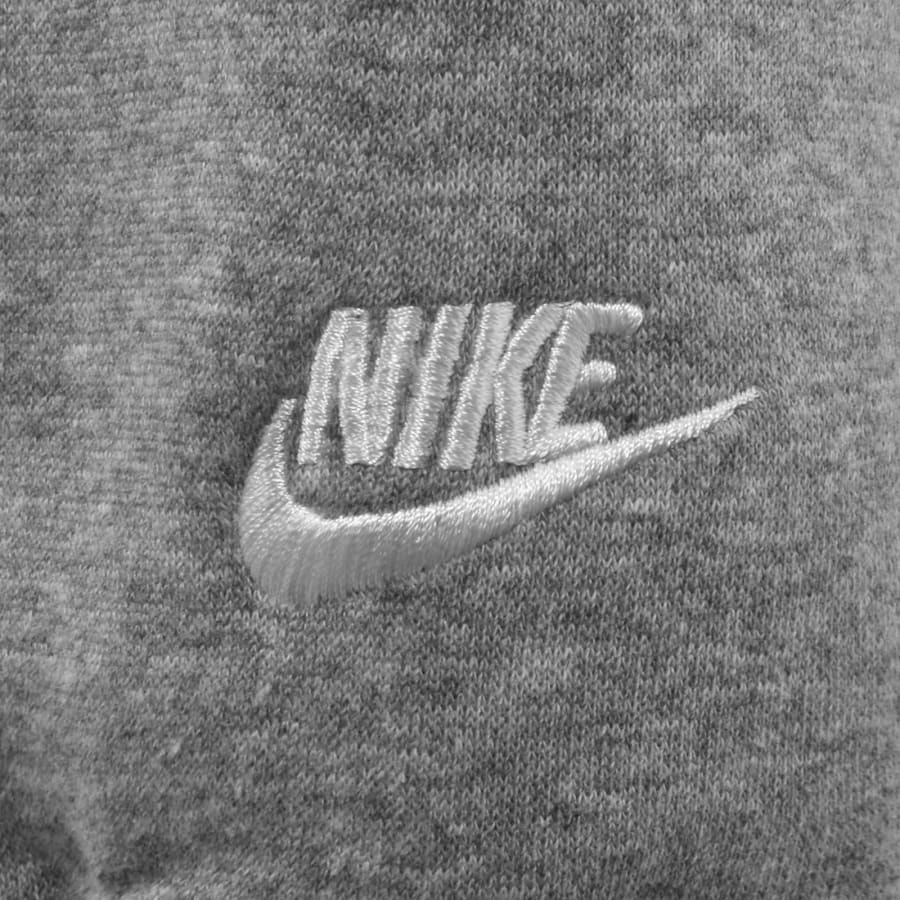 Image number 4 for Nike Club Brushed Hoodie Grey