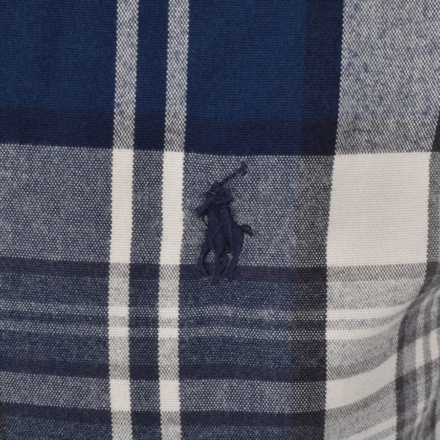 Image number 3 for Ralph Lauren Long Sleeve Check Shirt Navy