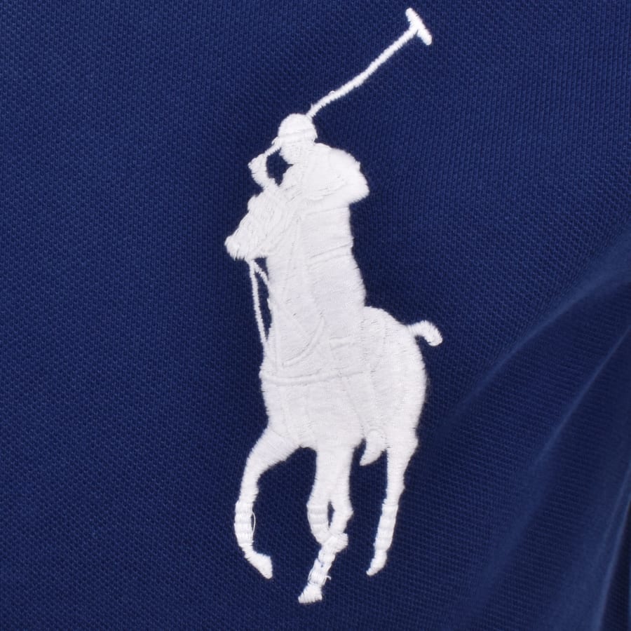 Image number 4 for Ralph Lauren Slim Fit Polo T Shirt Blue