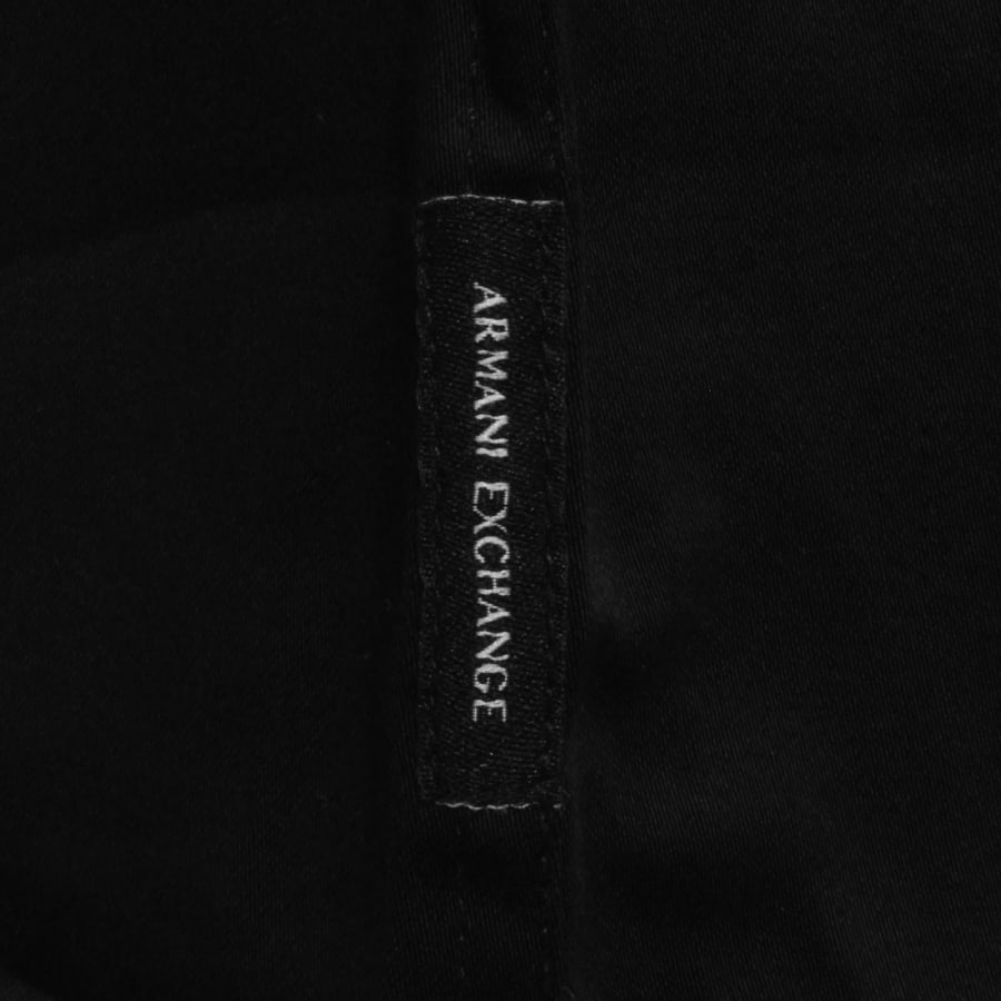 Image number 4 for Armani Exchange Long Sleeve Shirt Black