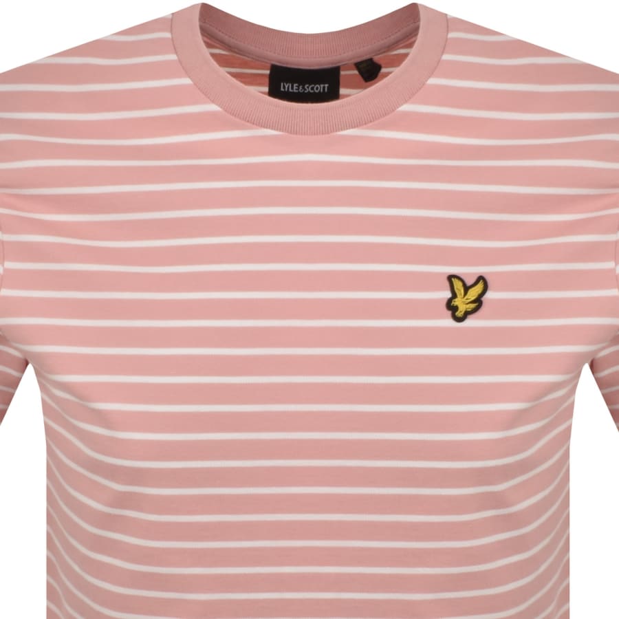 Image number 2 for Lyle And Scott Breton T Shirt Pink