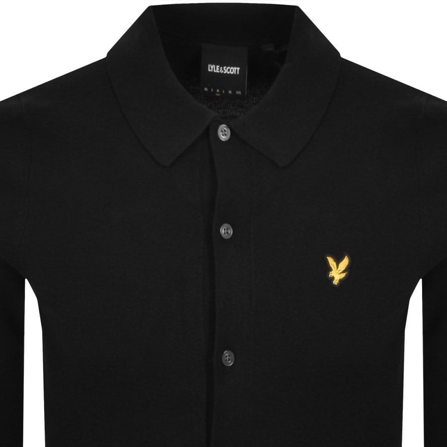 Image number 2 for Lyle And Scott Knitted Shirt Black