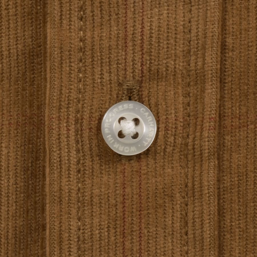 Image number 4 for Carhartt WIP Wilber Shirt Hamilton Brown