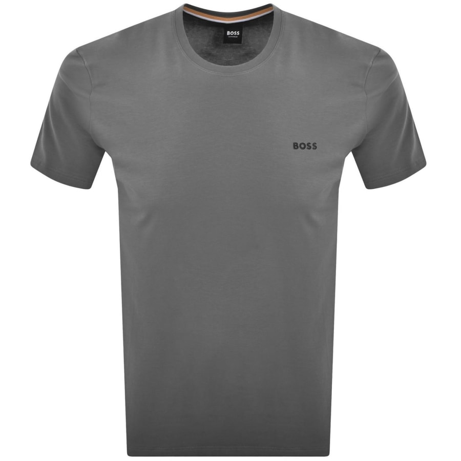 Image number 2 for BOSS Mix And Match T Shirt And Short Set Grey