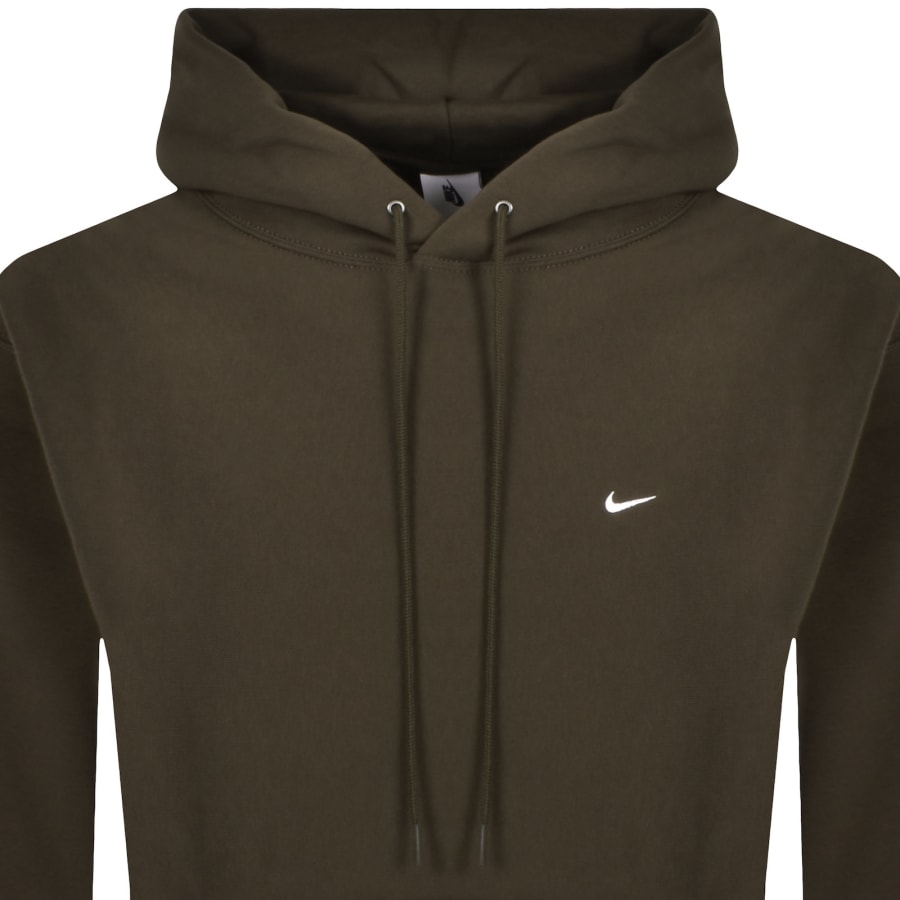 Image number 2 for Nike Solo Swoosh Hoodie Brown