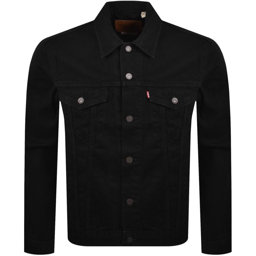 Image number 1 for Levis Trucker Denim Jacket Black