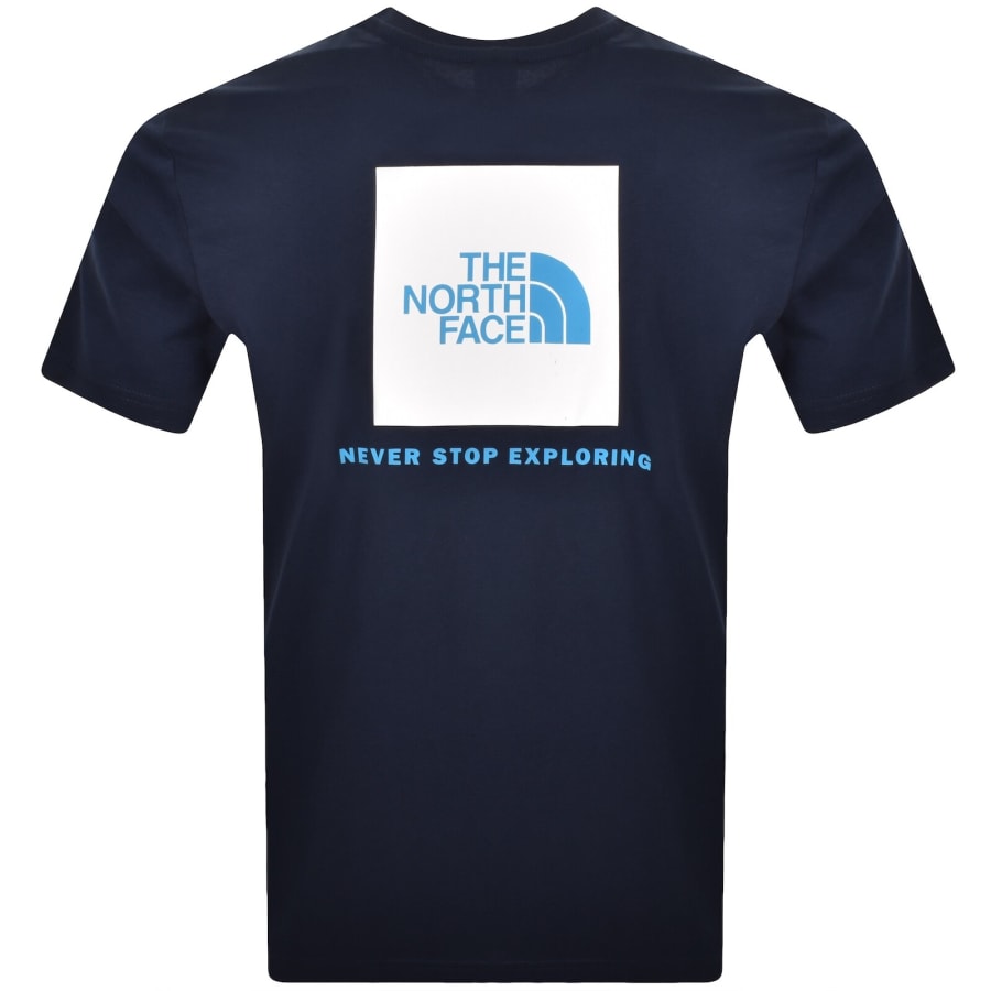 Image number 5 for The North Face SS Box T Shirt Navy