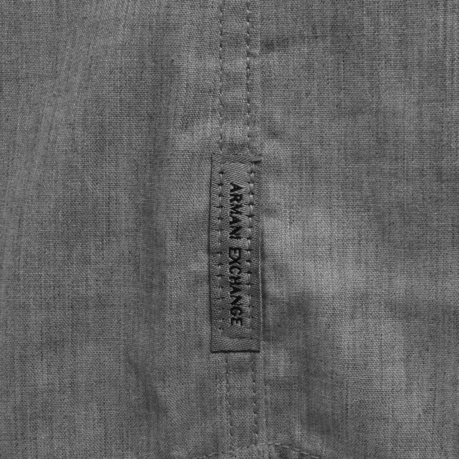Image number 3 for Armani Exchange Long Sleeve Shirt Grey