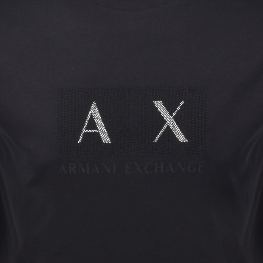 Image number 3 for Armani Exchange T Shirt Deep Navy