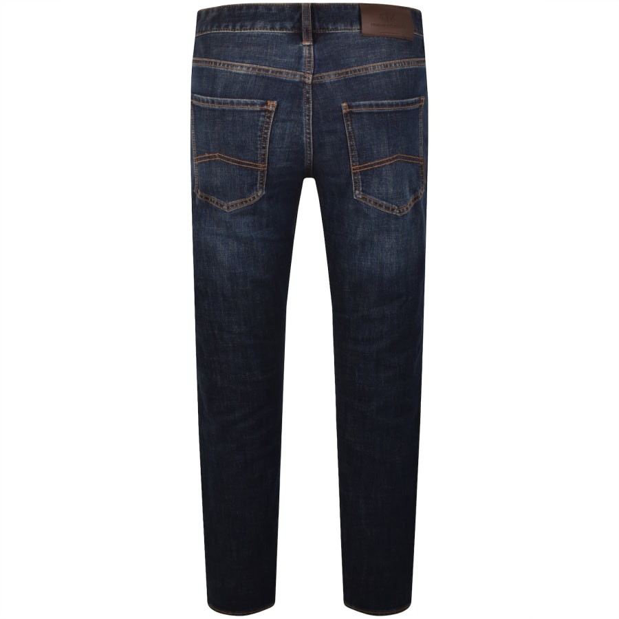 Image number 3 for Armani Exchange J14 Slim Fit Jeans Blue