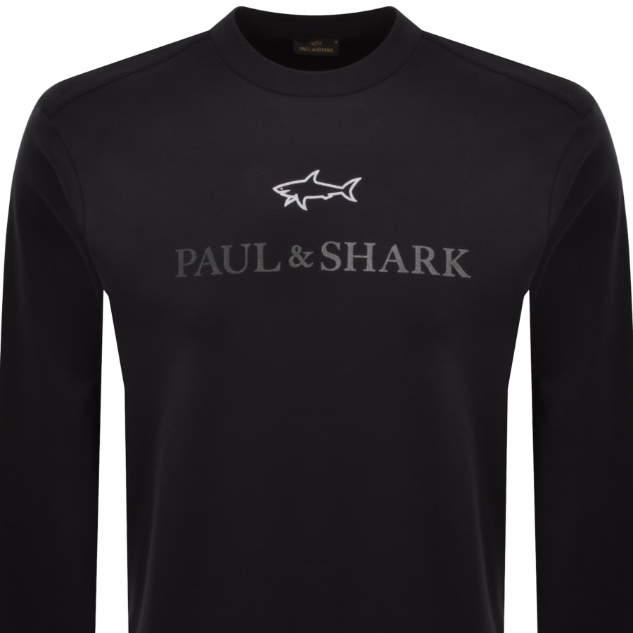 Image number 2 for Paul And Shark X-Soft Logo Sweatshirt Black