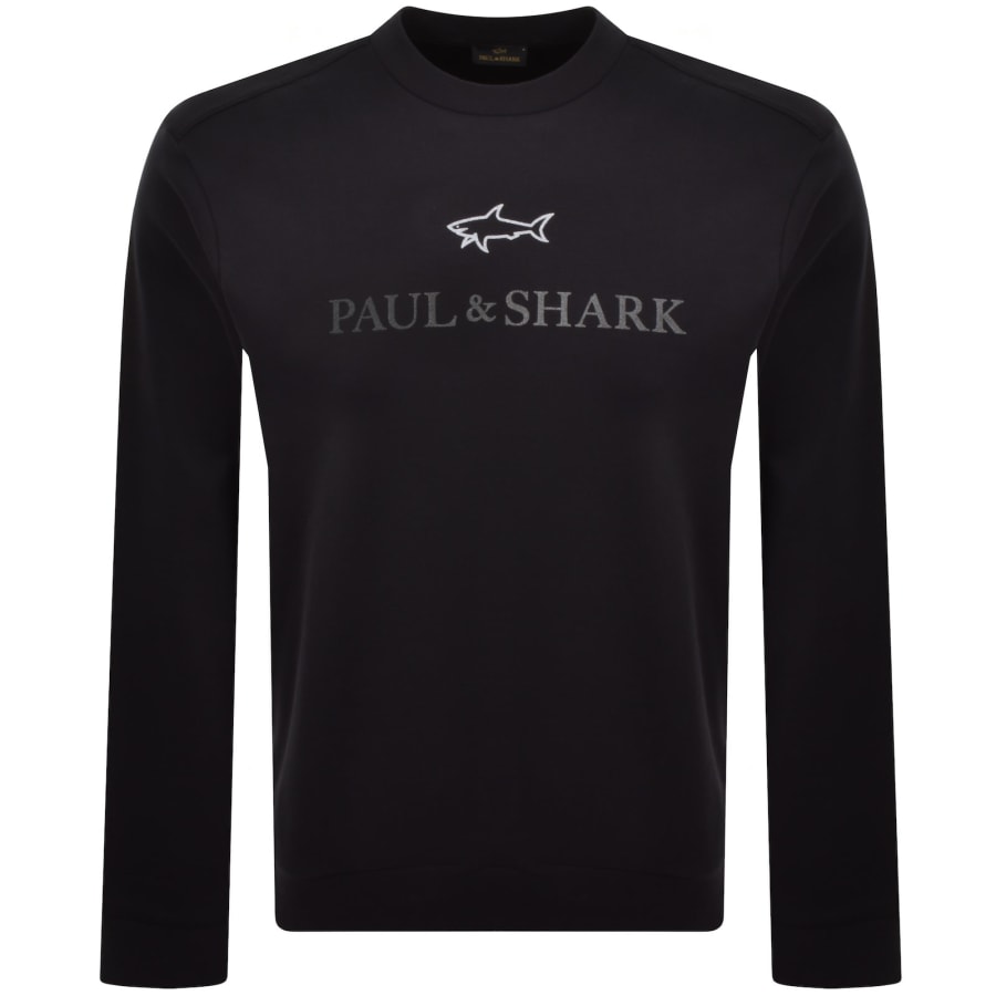 Image number 1 for Paul And Shark X-Soft Logo Sweatshirt Black