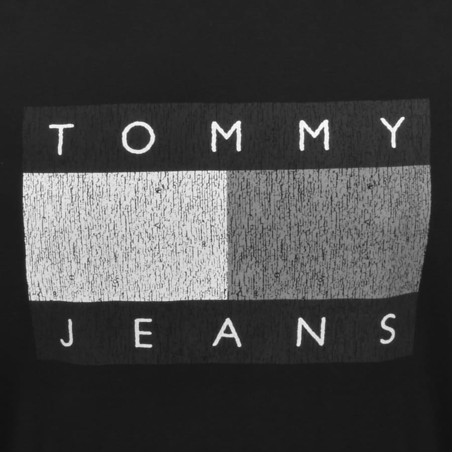 Image number 3 for Tommy Jeans 90s Distressed T Shirt Black