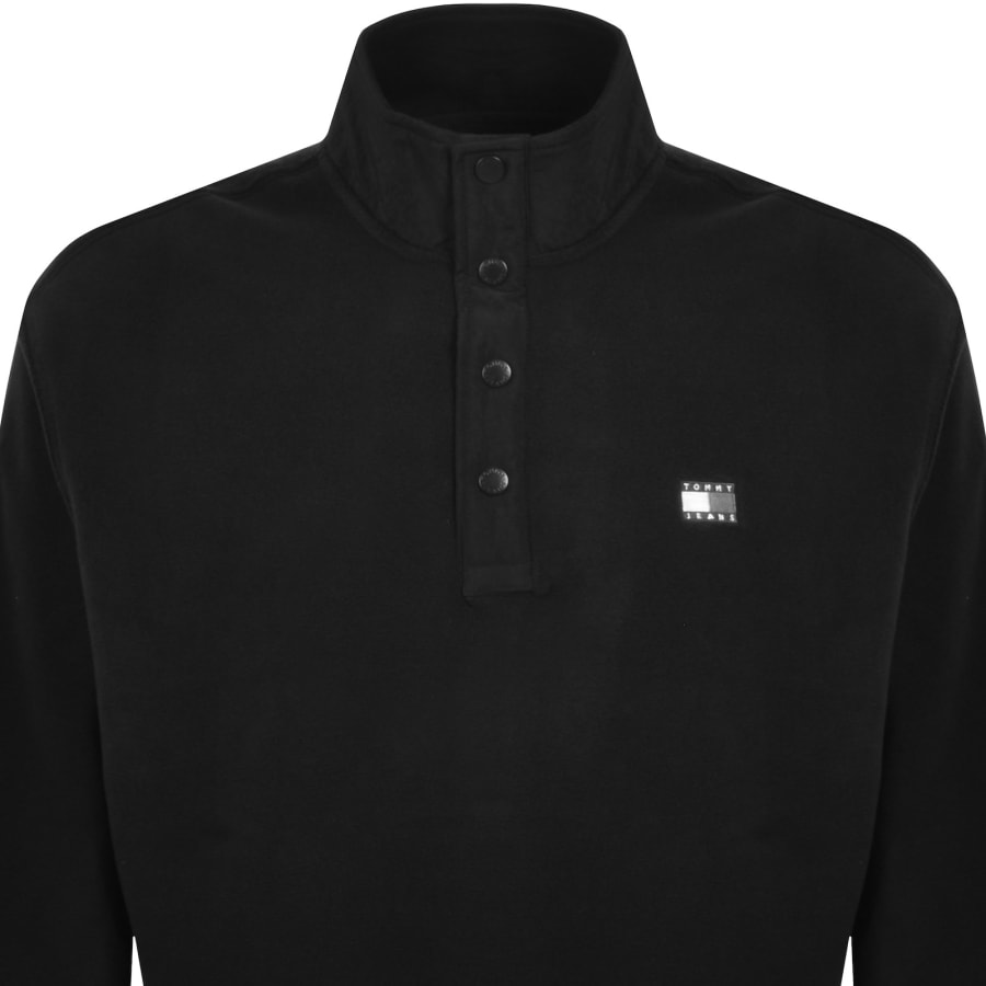 Image number 3 for Tommy Jeans Polar Fleece Sweatshirt Black