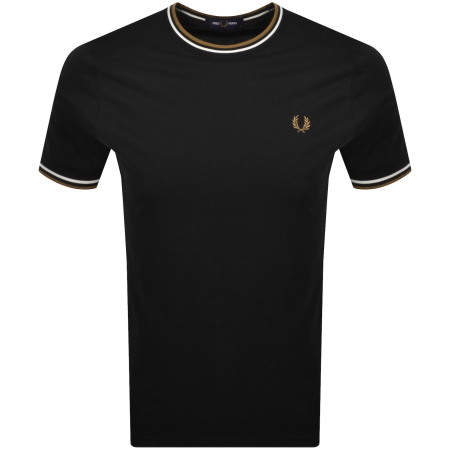 Image number 1 for Fred Perry Twin Tipped T Shirt Black
