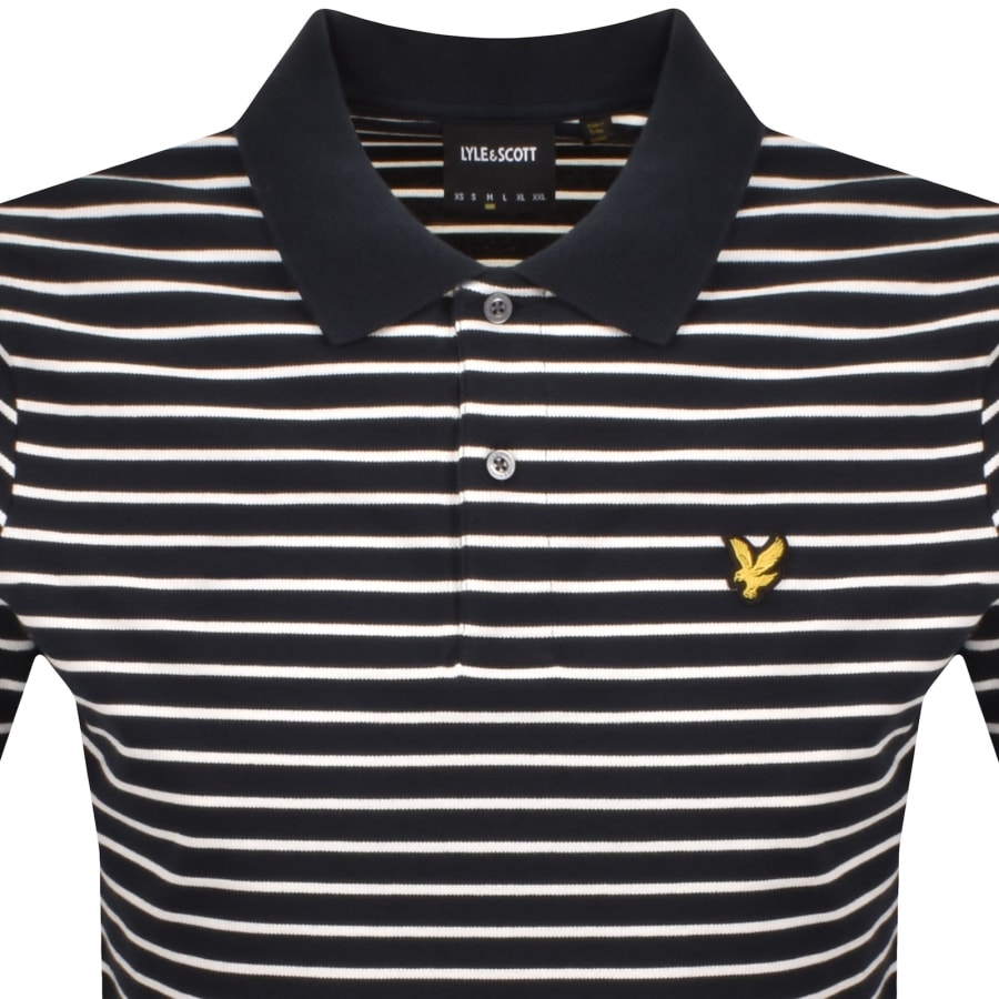 Image number 2 for Lyle And Scott Breton Polo T Shirt Navy