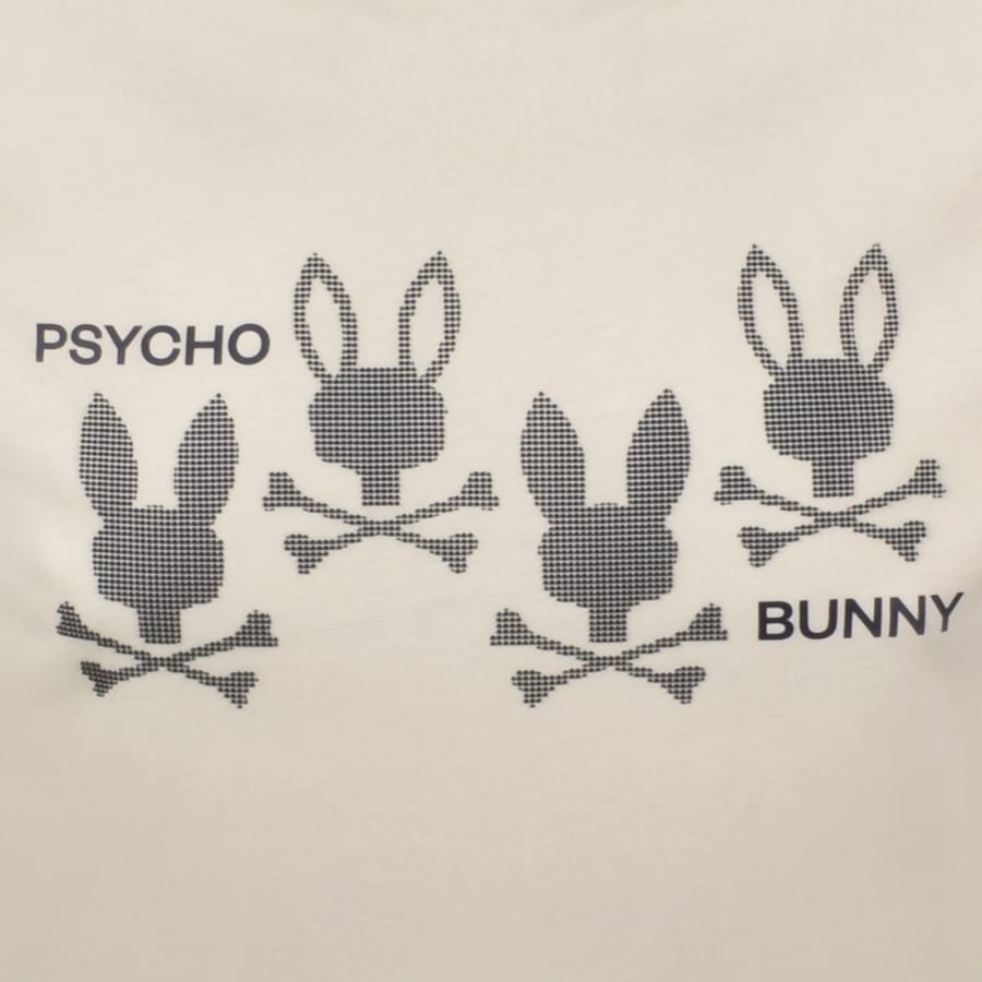 Image number 3 for Psycho Bunny Jovan Graphic T Shirt Cream