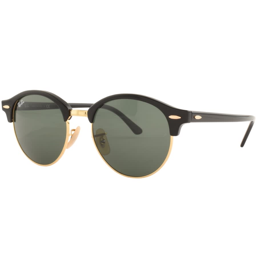 Product Image for Ray Ban 4246 Clubround Sunglasses Black