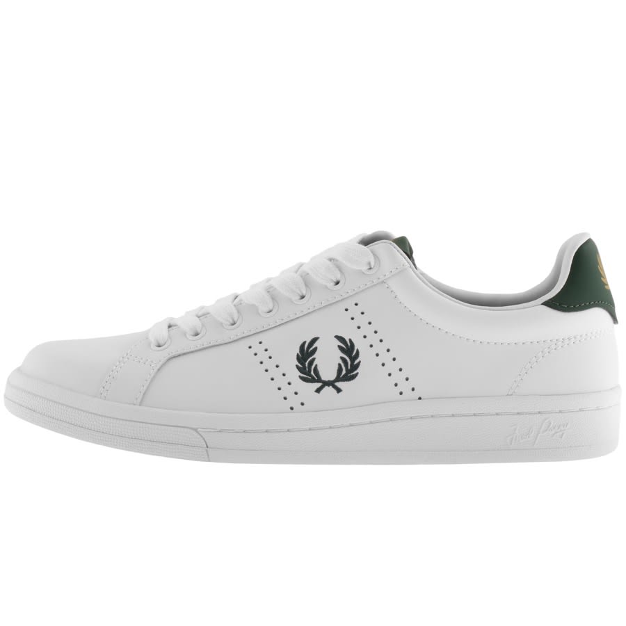 fred perry b721 leather white