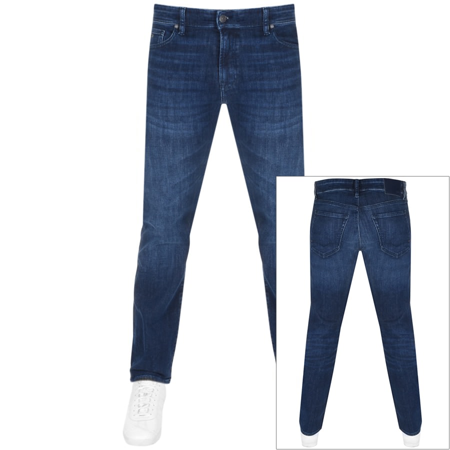 Hugo Boss Jeans Maine 3 homme Noir Regular Fit Denim