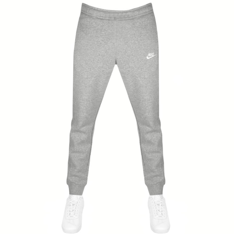 nike club jogging bottoms grey