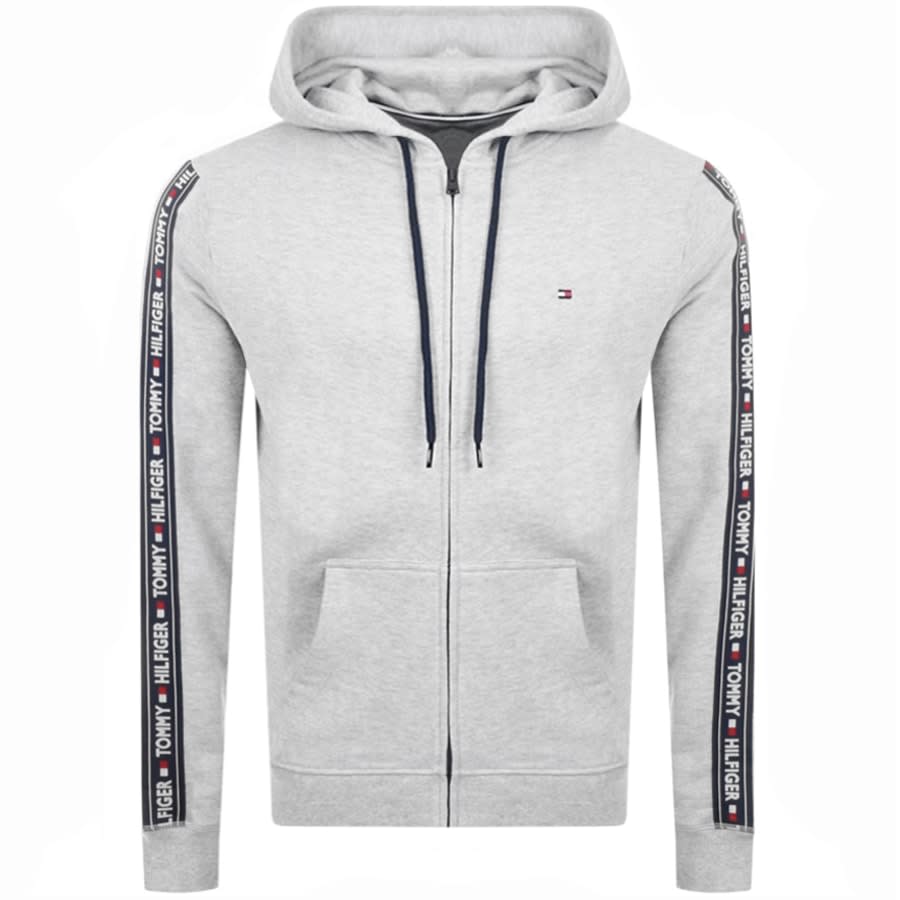 Tommy hilfiger lounge sweatshirt in cream with script logo discount